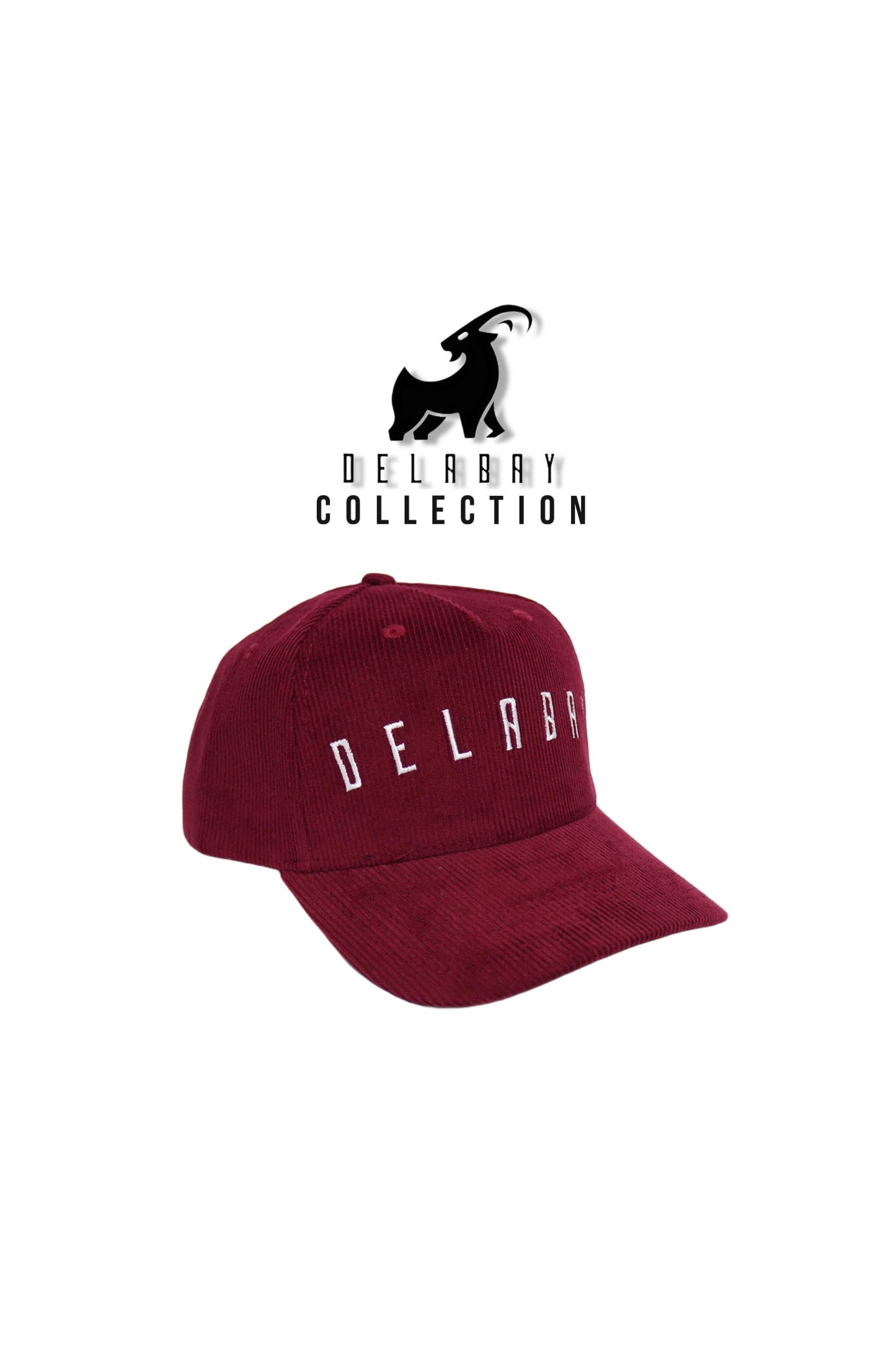 DELABAY BURGUNDY CORDUROY